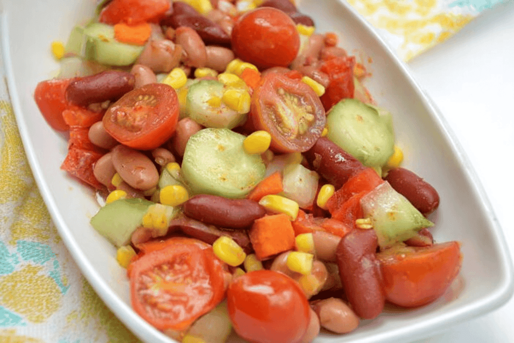 Delicious Bean Salad with Chili Vinaigrette
