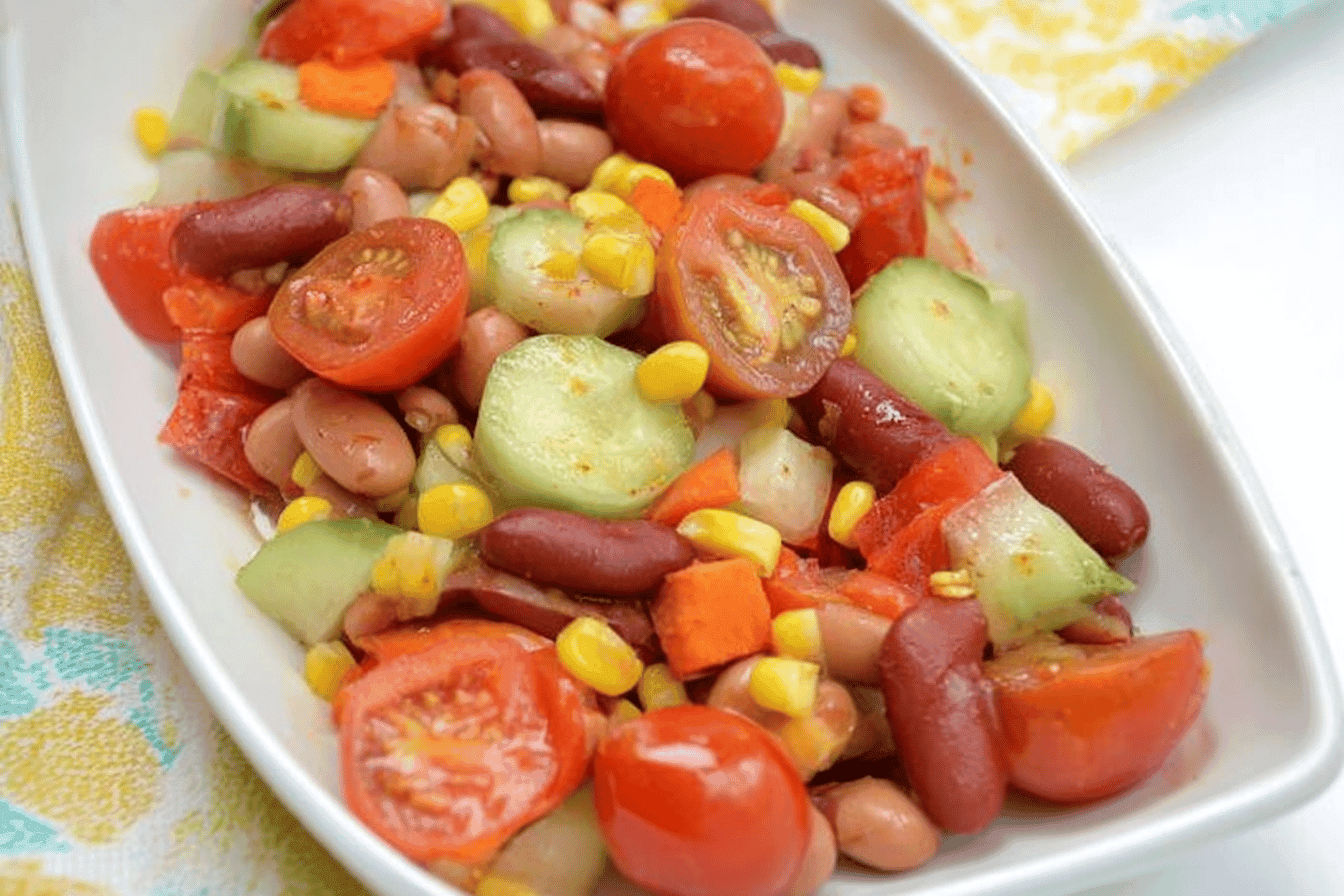 Delicious Bean Salad with Chili Vinaigrette