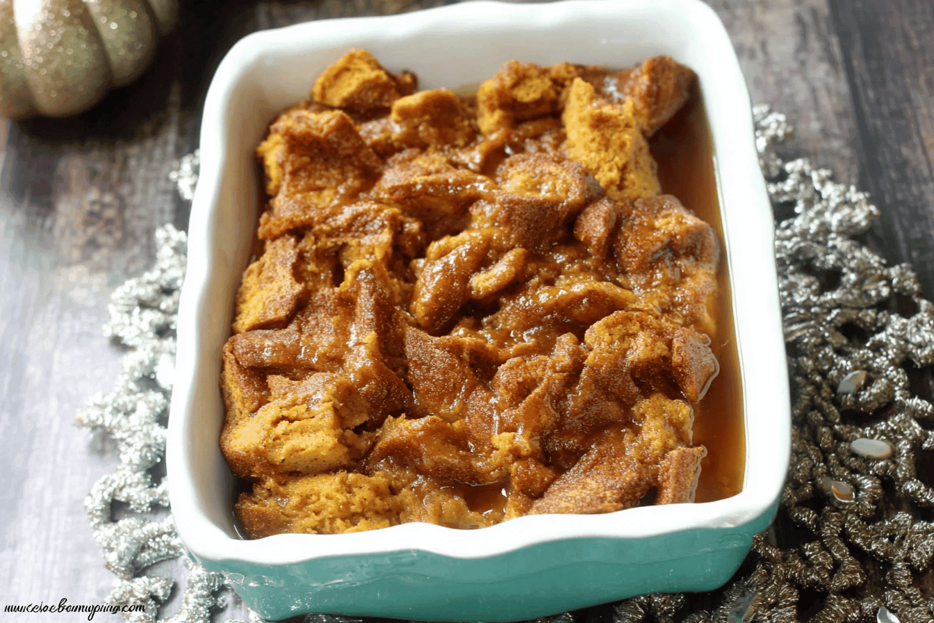 Delicious Pumpkin Maple Bread Pudding Recipe