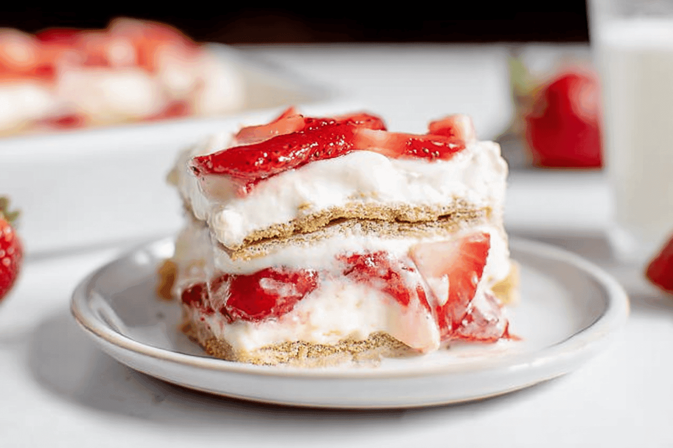 Delicious Strawberry Icebox Cake Recipe