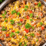 Easy Hamburger Rice Skillet Recipe