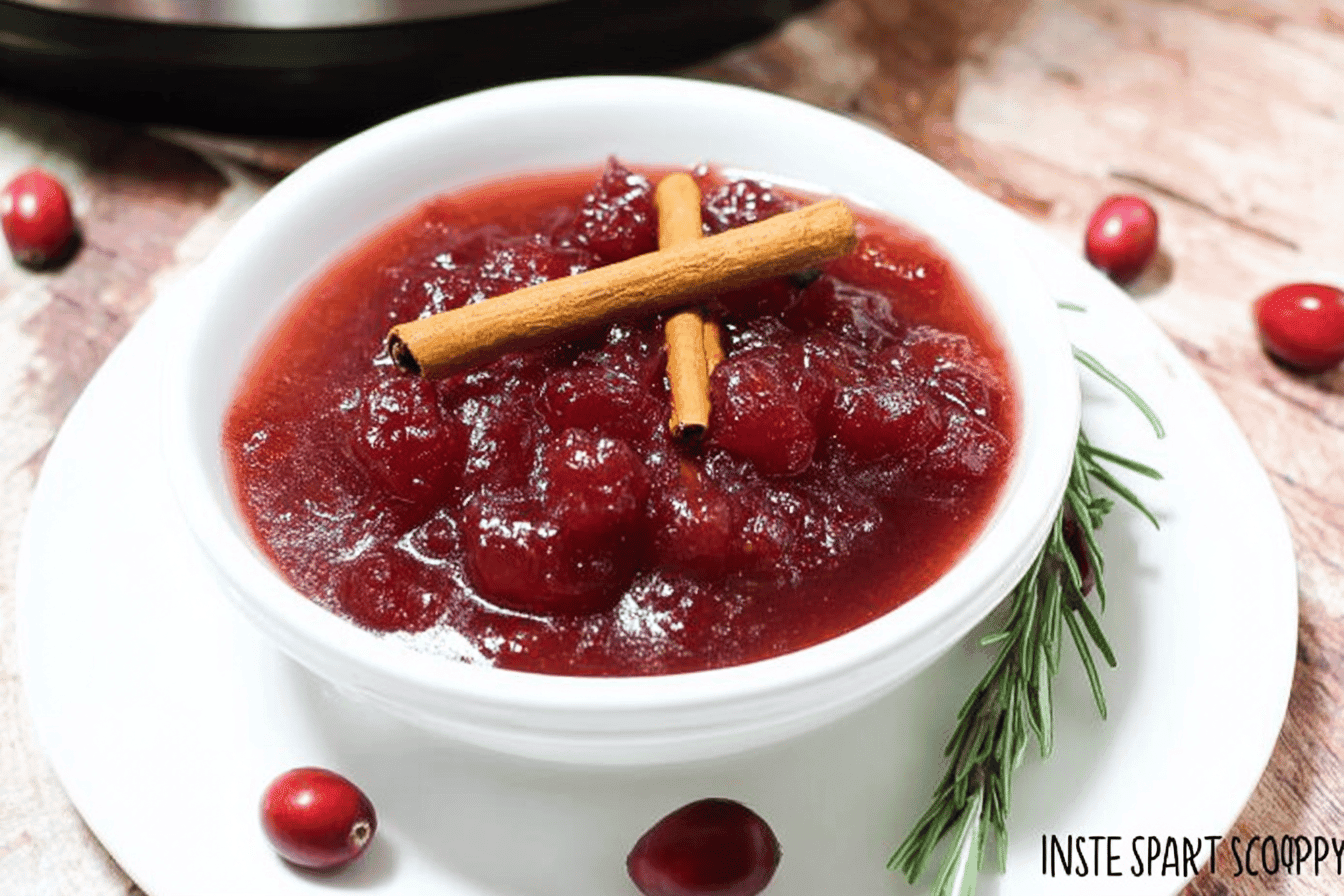 Easy Instant Pot Cranberry Sauce Recipe