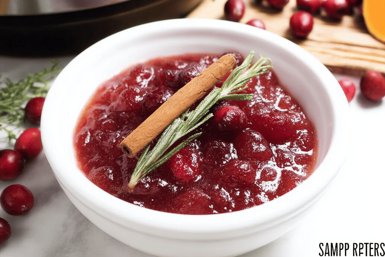 Easy Instant Pot Cranberry Sauce Recipe
