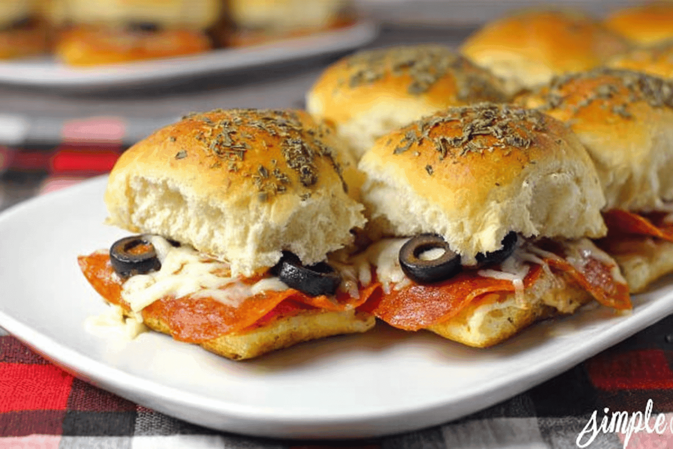 Easy Sheet Pan Pepperoni Sliders Recipe