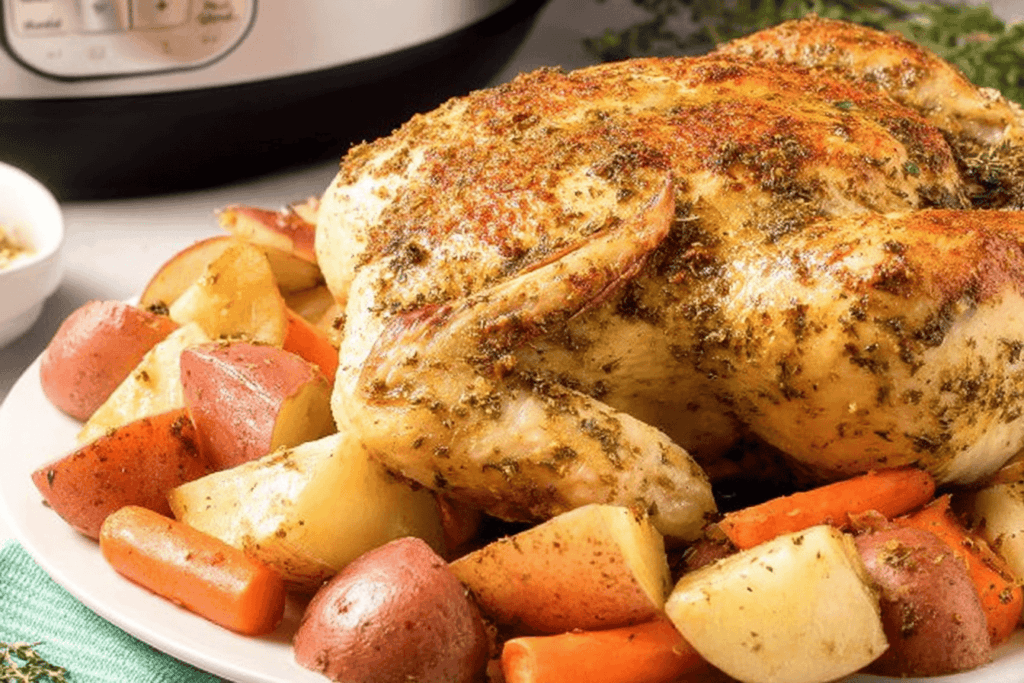 Easy Slow Cooker Whole Chicken Recipe