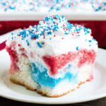 Firecracker 4th of July Poke Cake Recipe