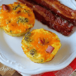Ham and Broccoli Cheddar Breakfast Muffin Cups