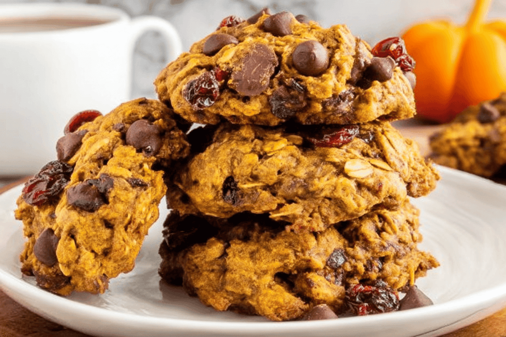 Healthy Pumpkin Breakfast Cookies Recipe