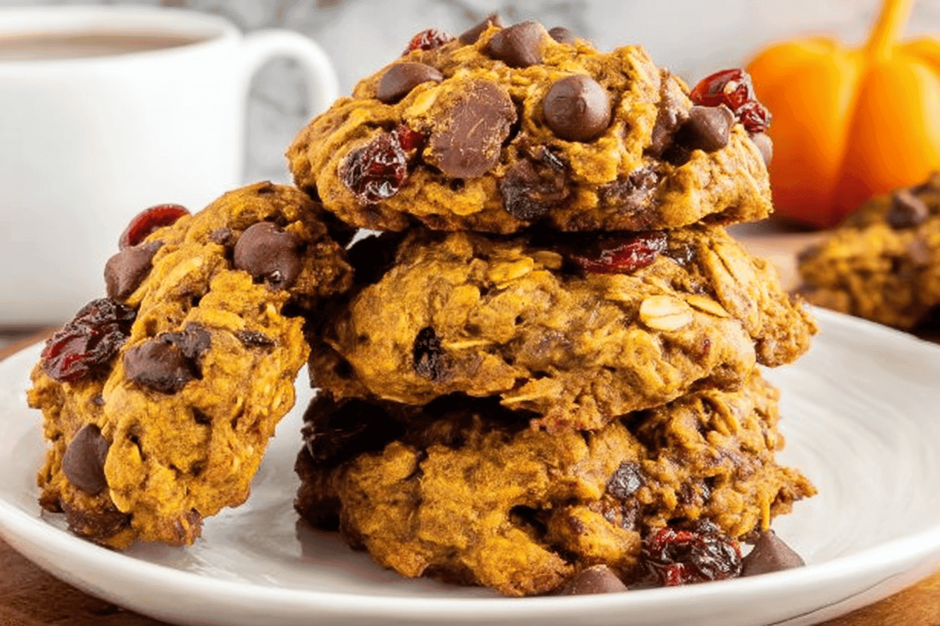 Healthy Pumpkin Breakfast Cookies Recipe