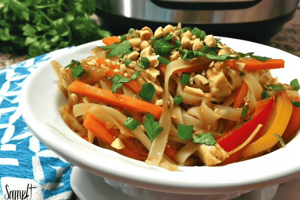 Instant Pot Chicken Pad Thai Recipe