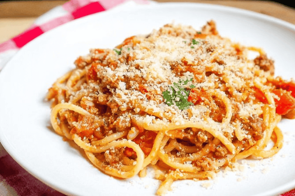 Instant Pot Spaghetti with Meat Sauce Recipe