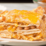 Layered Chicken Enchilada Casserole Recipe