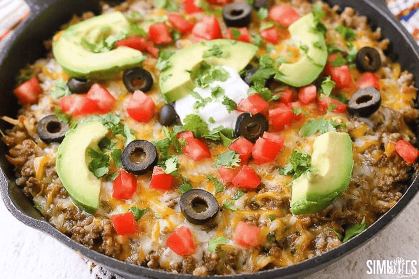 Low Carb Taco Skillet Dinner Recipe