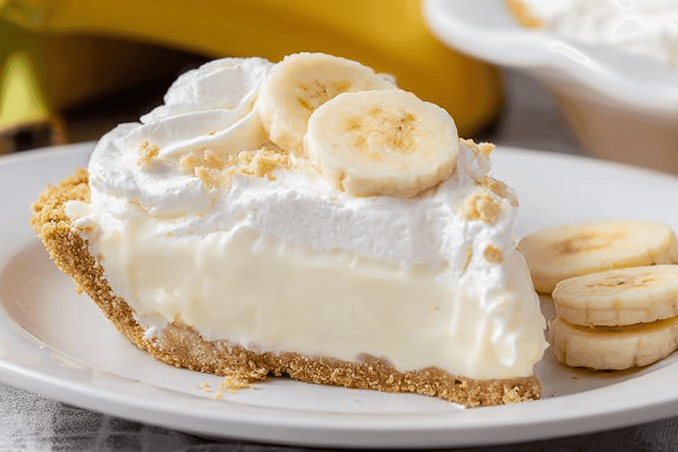 No-Bake Banana Cream Pie Delight