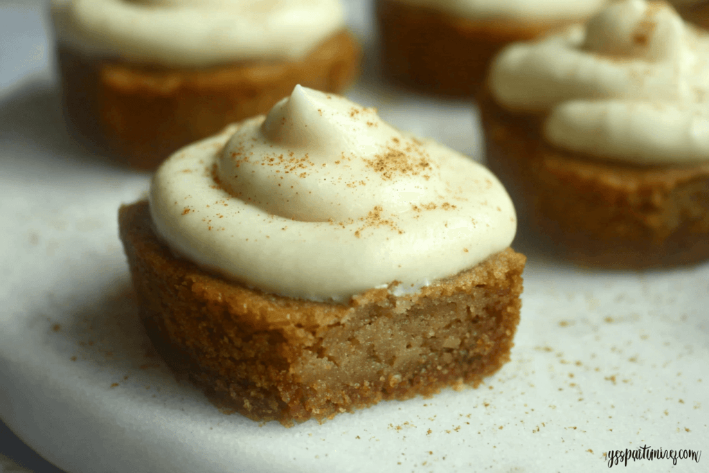 Pumpkin Spice Blondie Bites Recipe Idea