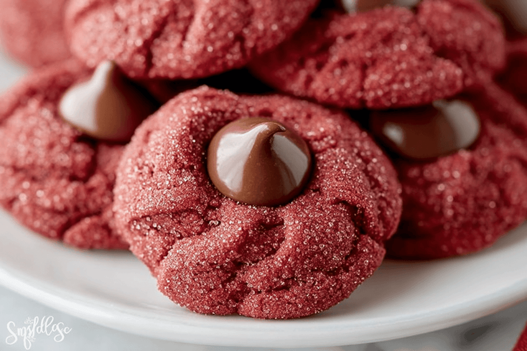 Red Velvet Cake Mix Blossom Cookies Recipe