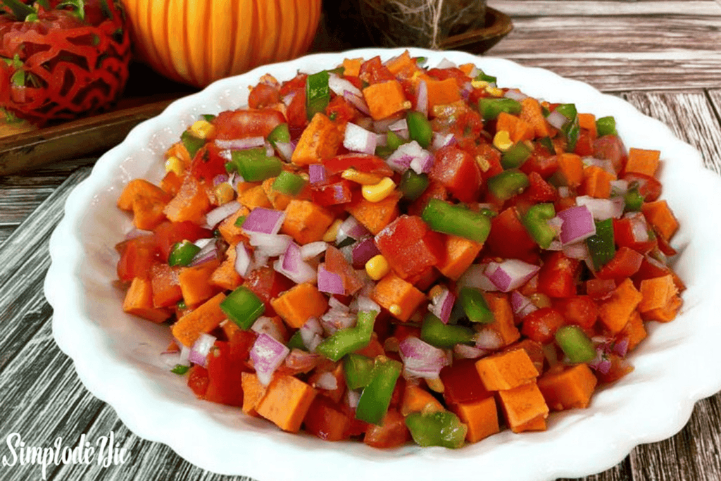Roasted Sweet Potato Pico de Gallo Recipe