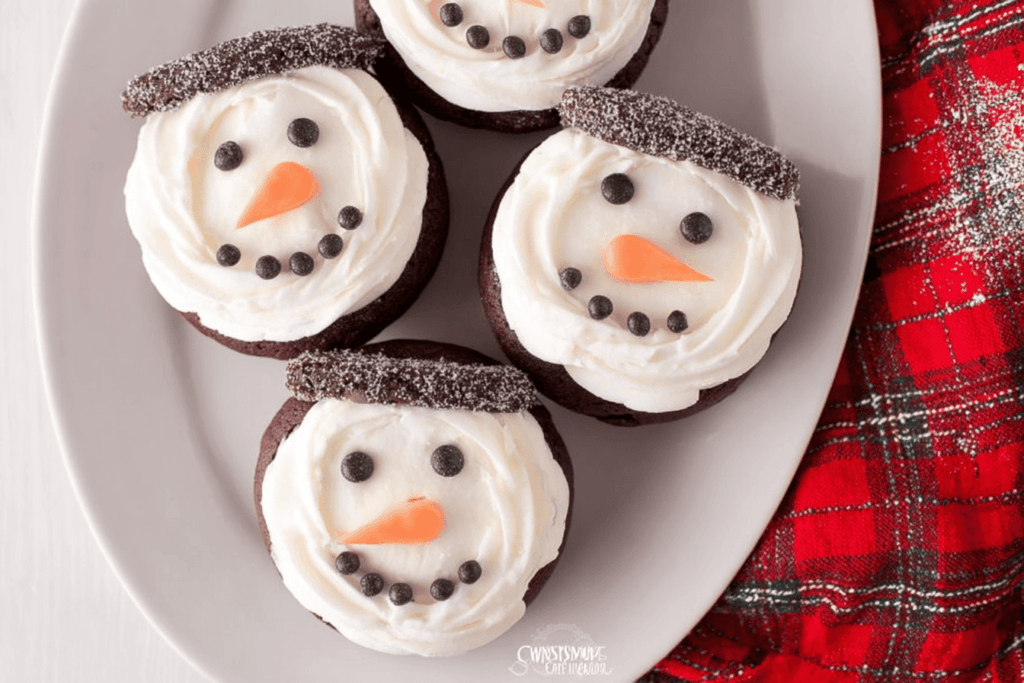 Snowman Christmas Whoopie Pies Recipe