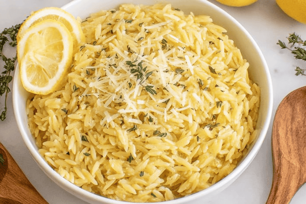 Zesty Lemon Orzo Delight Recipe