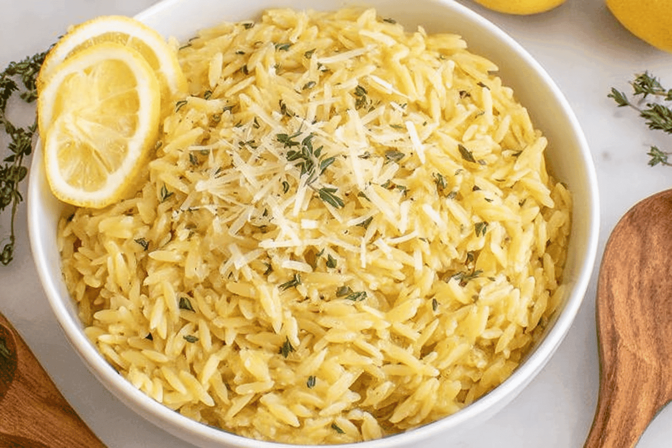 Zesty Lemon Orzo Delight Recipe