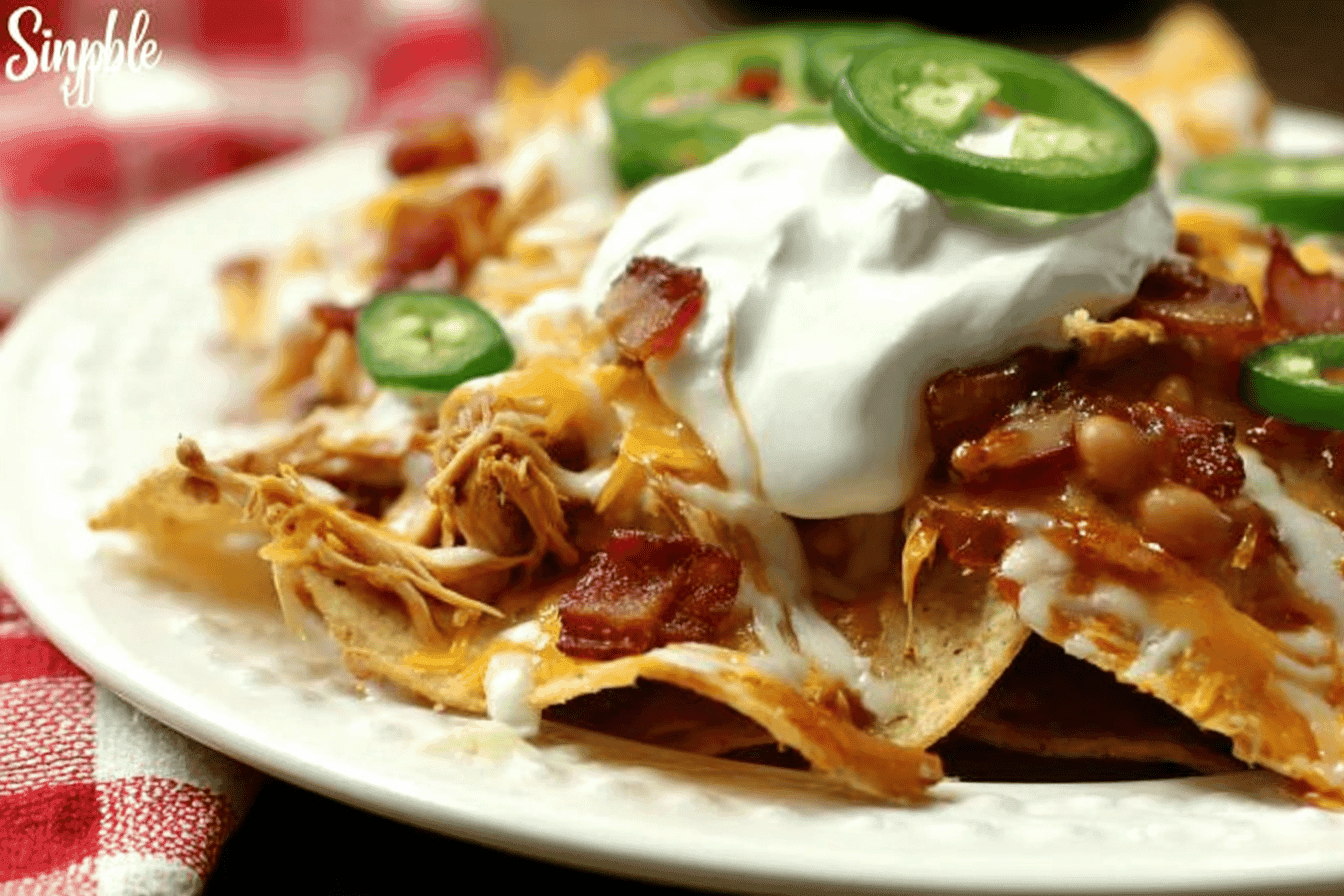 BBQ Chicken and Bacon Nachos Recipe