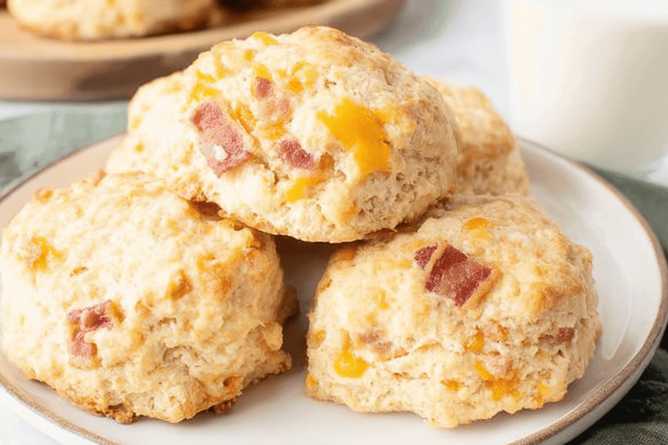 Bacon Cheddar Biscuits Recipe Delight