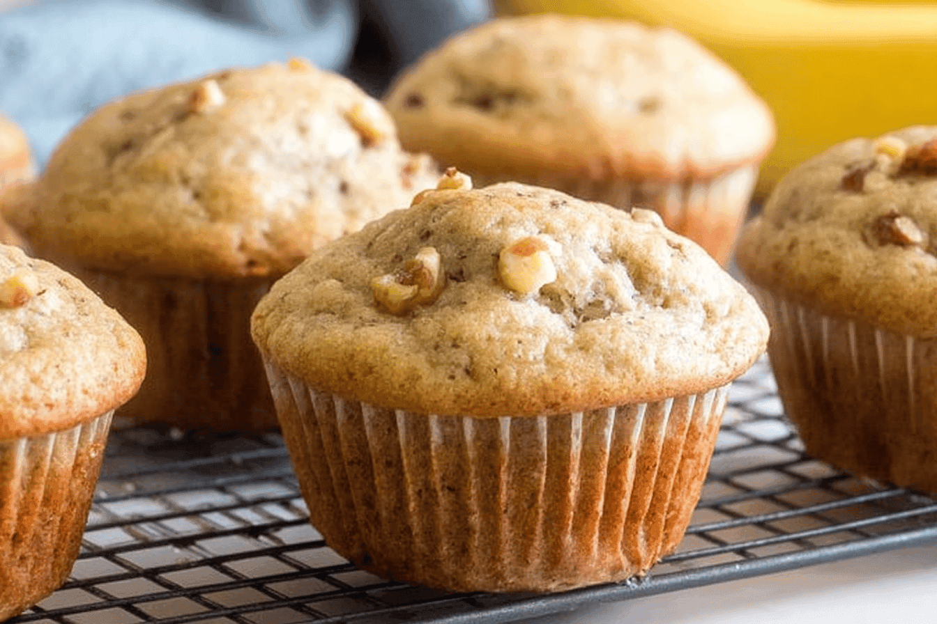 Banana Bread Muffins Recipe for Quick Breakfast