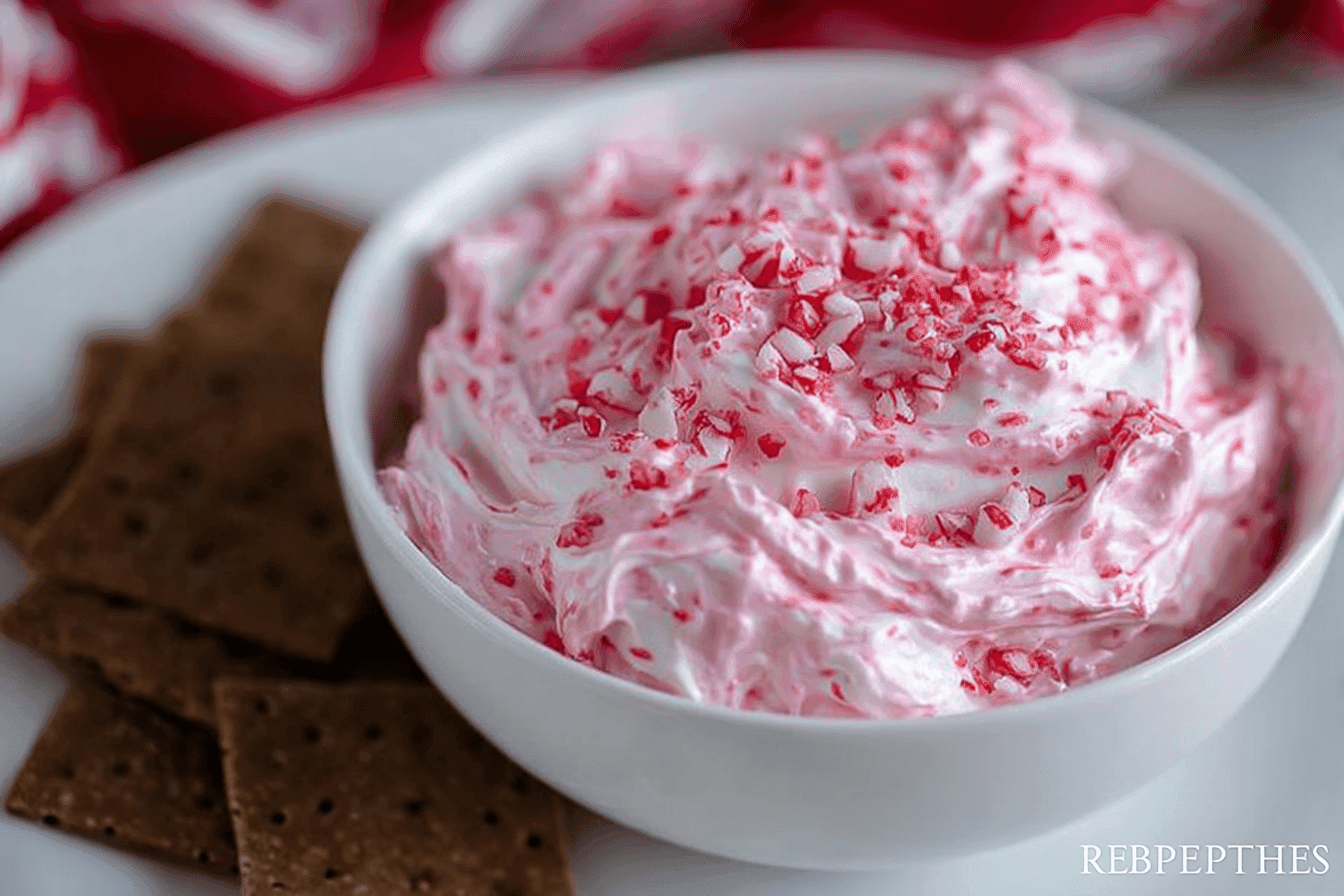 Candy Cane Christmas Dip Recipe Delight