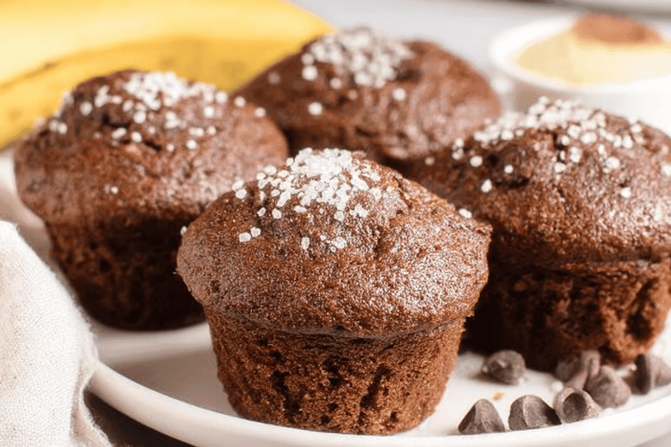 Delicious Chocolate Banana Muffins Recipe