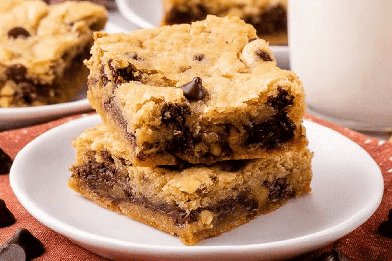 Delicious Chocolate Chip Cookie Bars Recipe