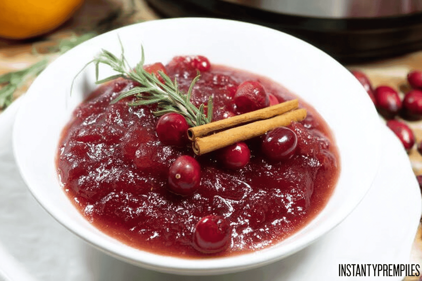 Easy Instant Pot Cranberry Sauce Recipe