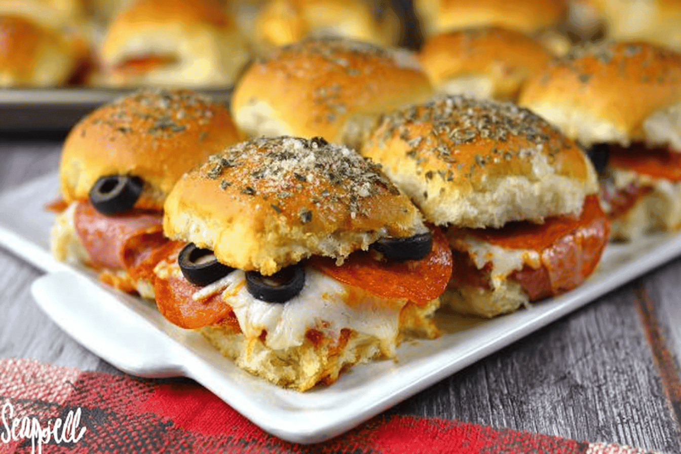 Easy Sheet Pan Pepperoni Sliders Recipe