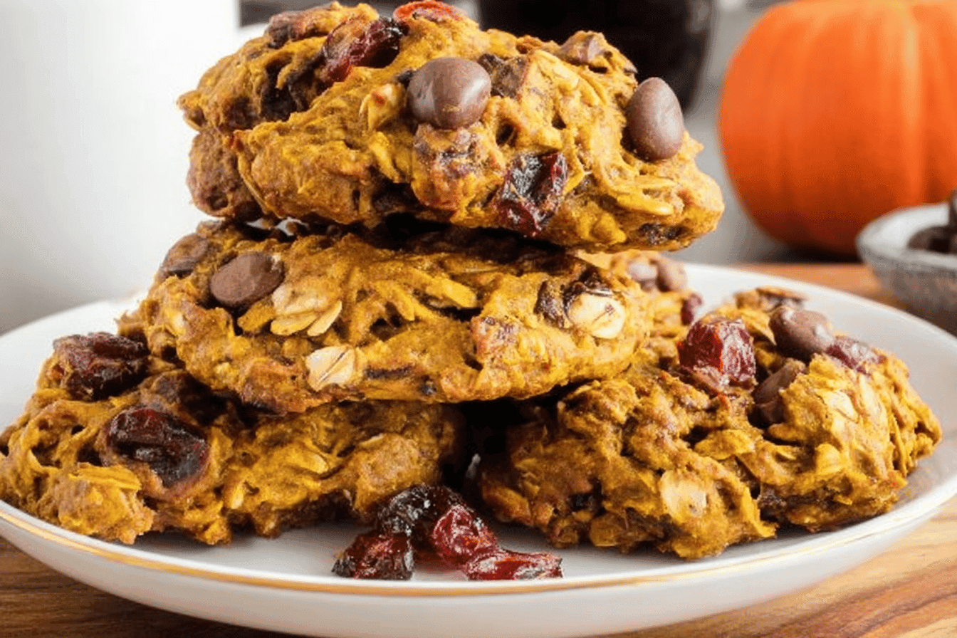 Healthy Pumpkin Breakfast Cookies Recipe
