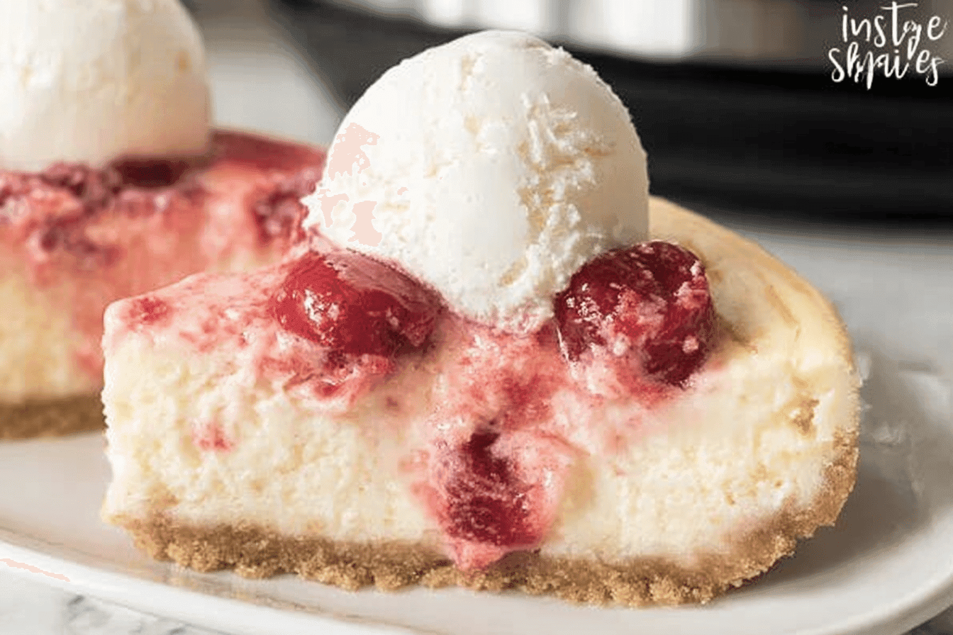 Instant Pot Cherry Cheesecake Recipe Delight