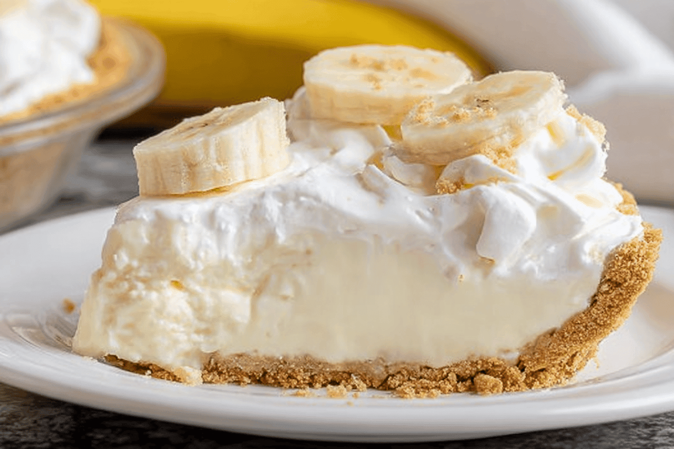 No-Bake Banana Cream Pie Delight