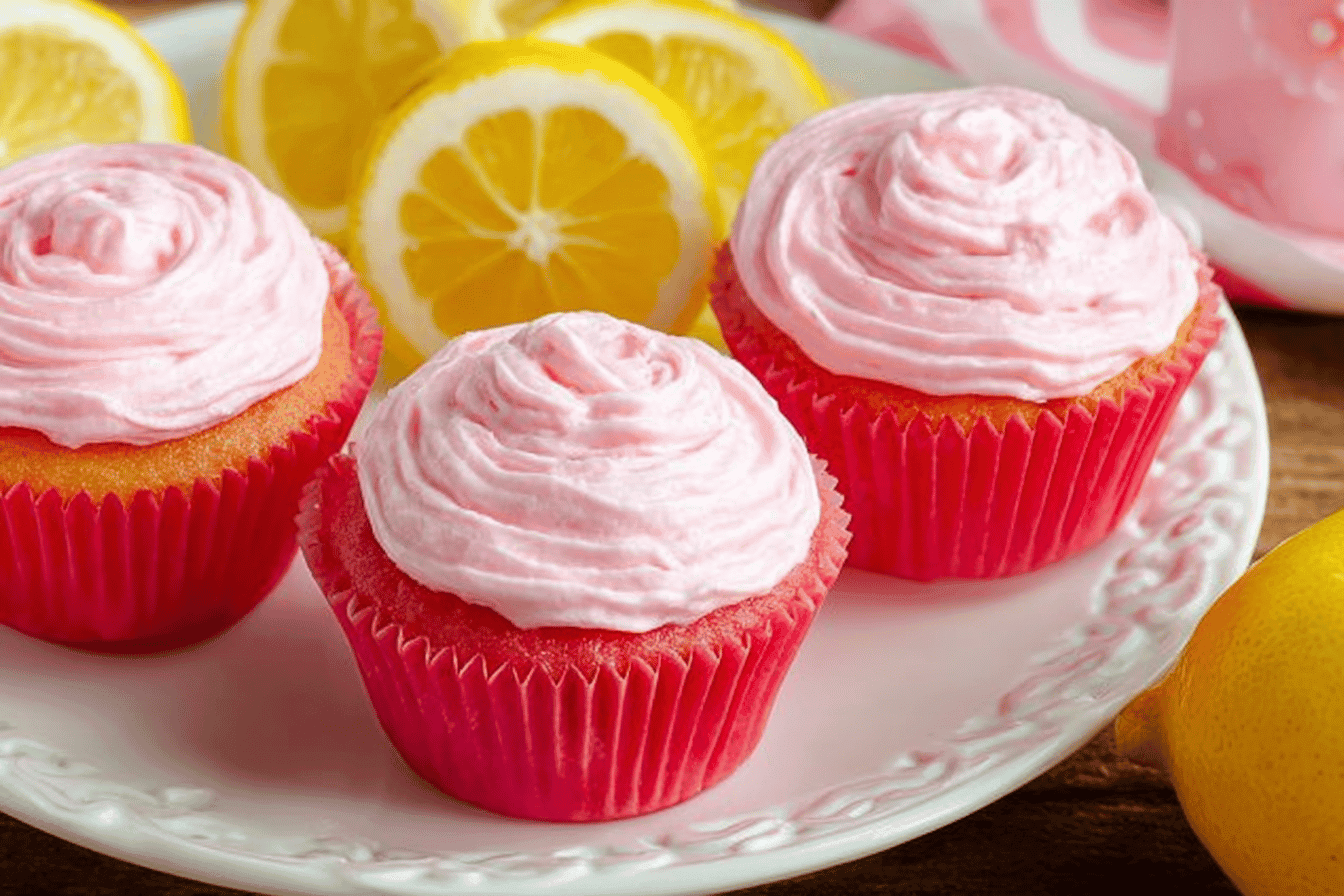 Pink Lemonade Cupcakes Recipe for Refreshing Delight