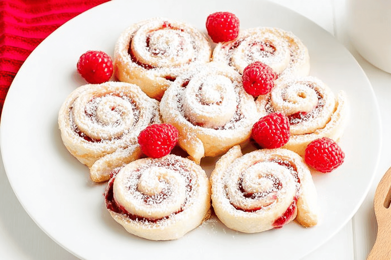 Raspberry Pinwheels Recipe for Sweet Treats