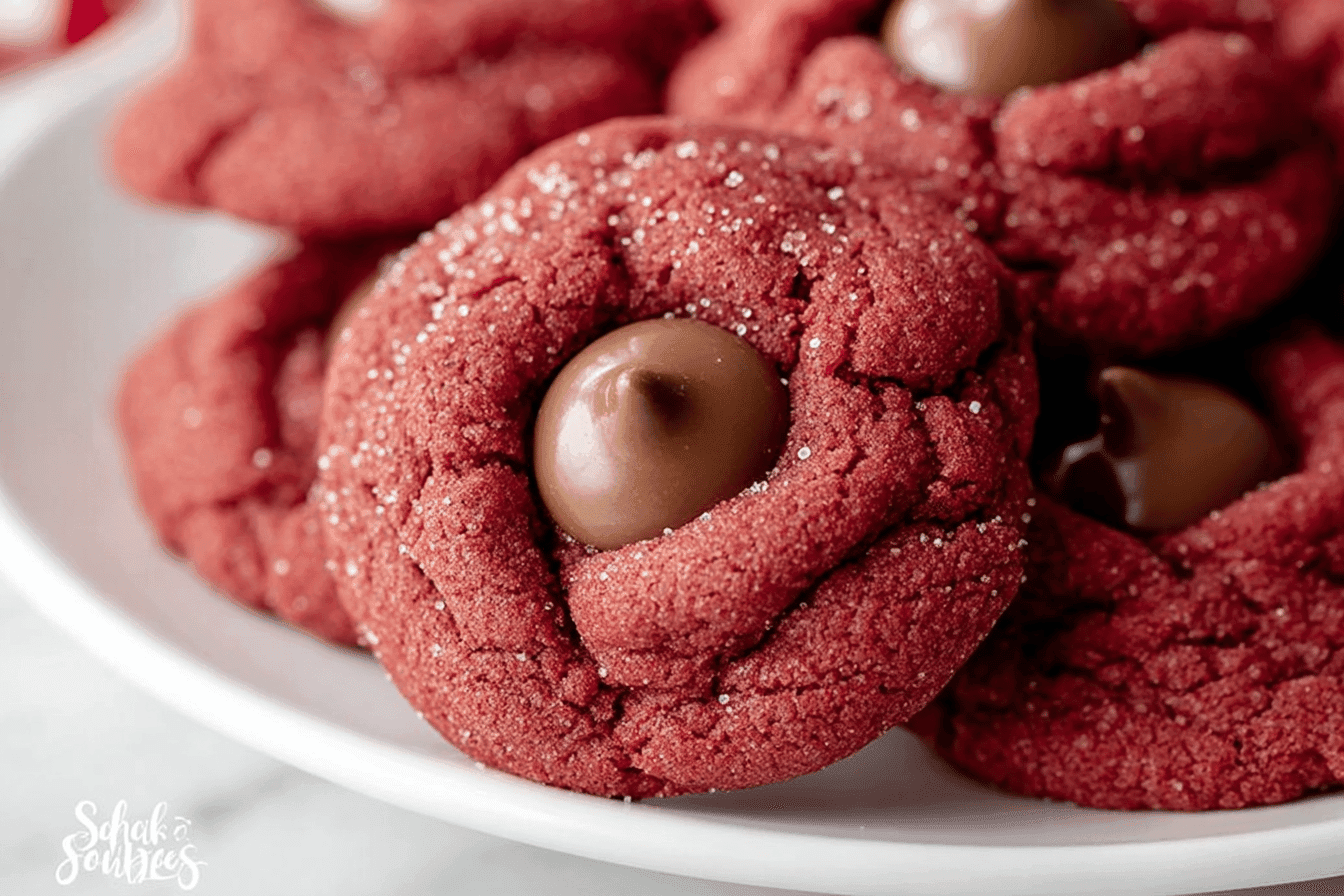 Red Velvet Cake Mix Blossom Cookies Recipe