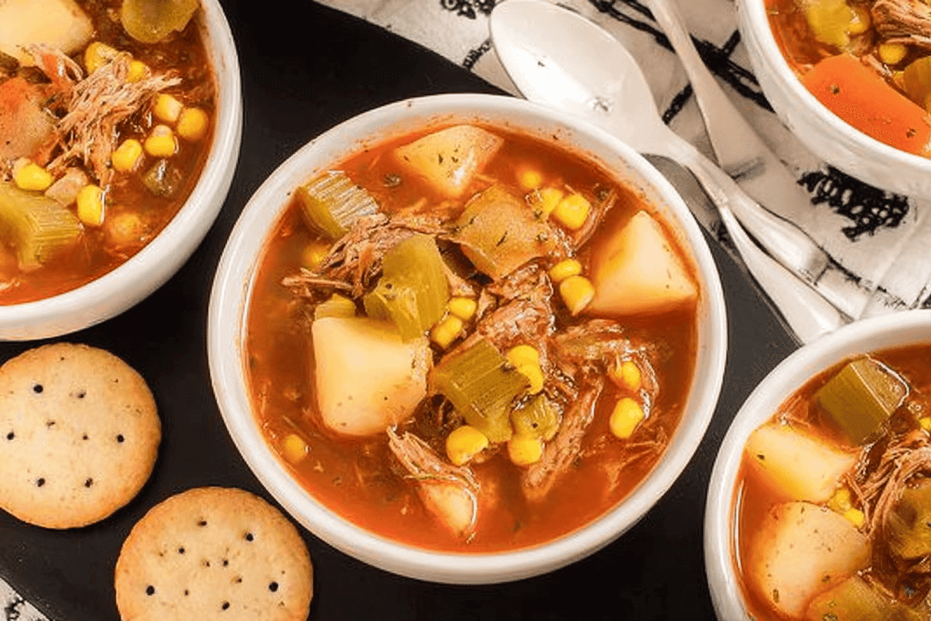 Savory Pot Roast Soup Recipe Delight