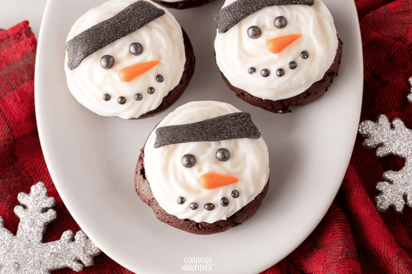 Snowman Christmas Whoopie Pies Recipe