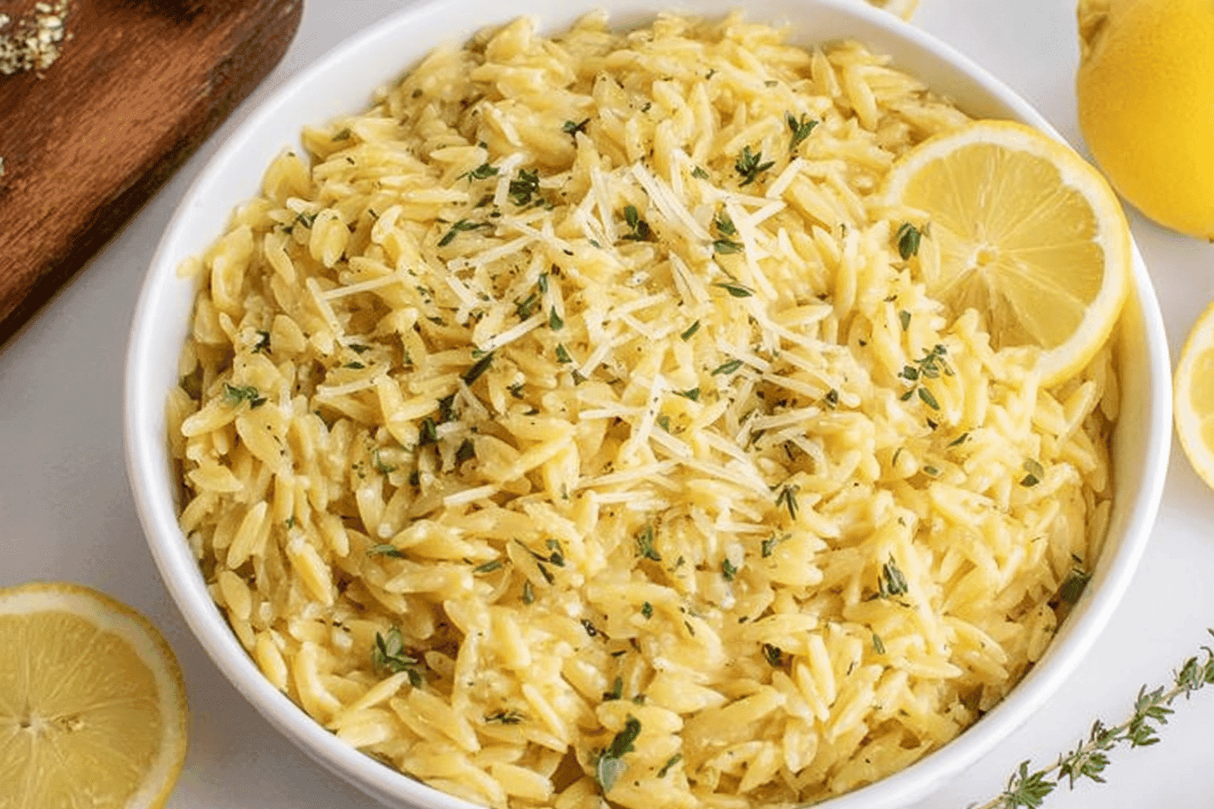 Zesty Lemon Orzo Delight Recipe
