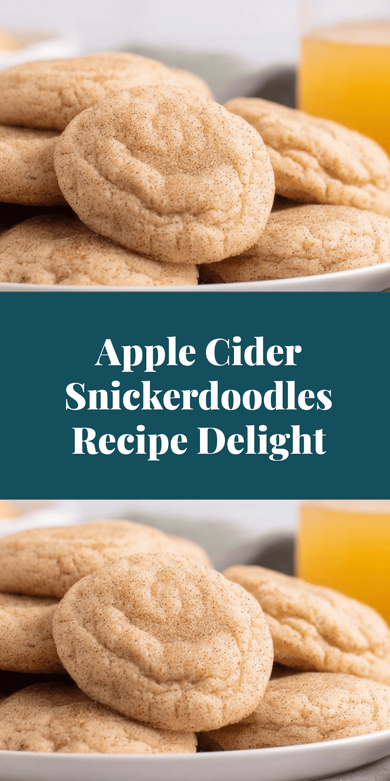 Apple Cider Snickerdoodles Recipe Delight