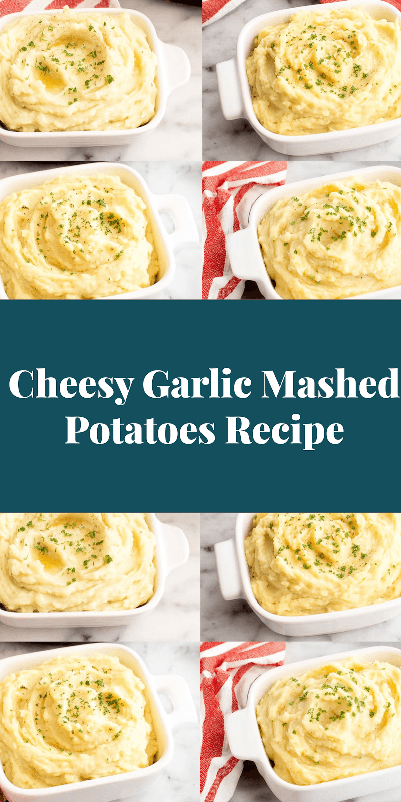 Cheesy Garlic Mashed Potatoes Recipe