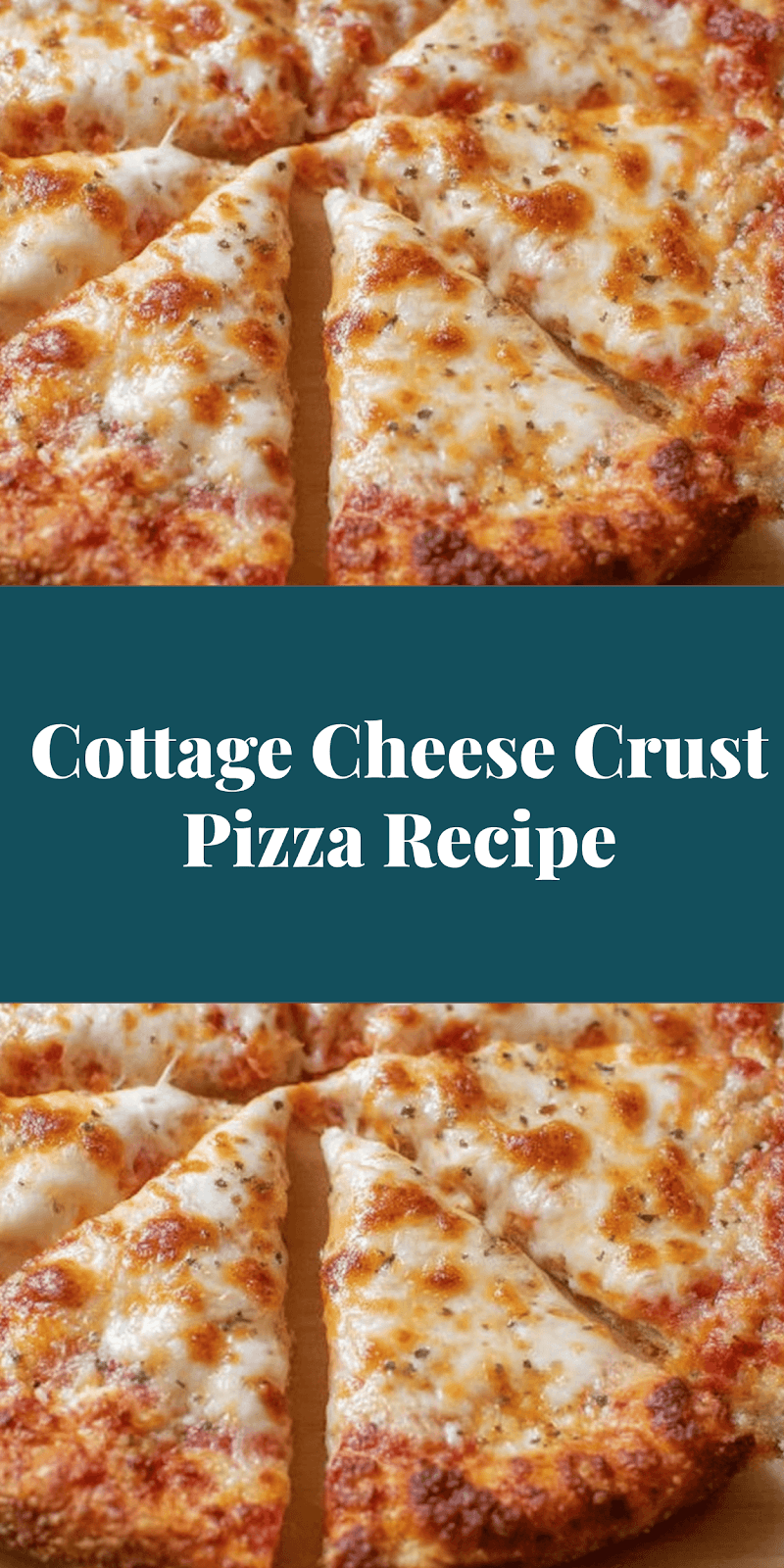 Cottage Cheese Crust Pizza Recipe