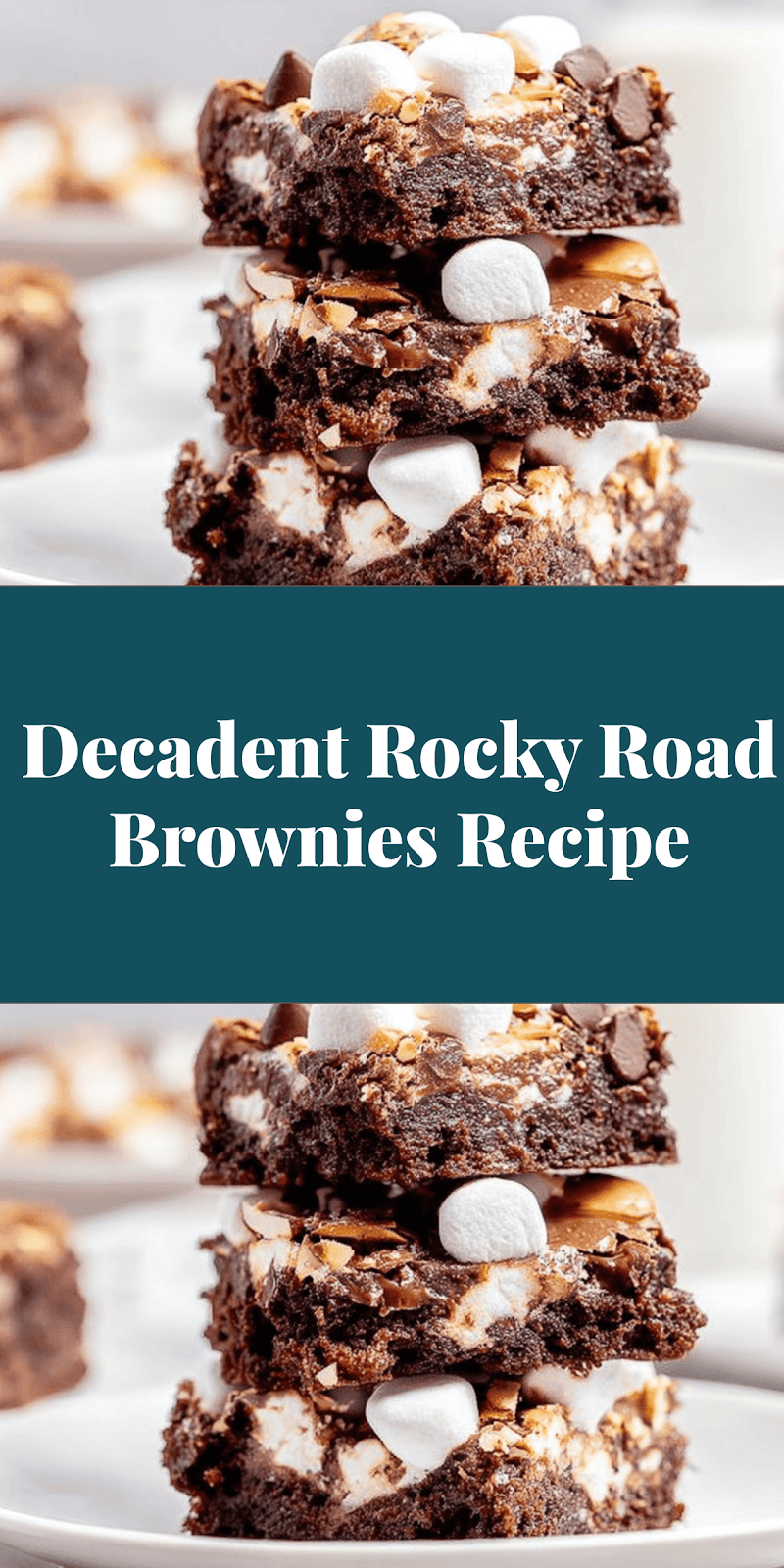 Decadent Rocky Road Brownies Recipe