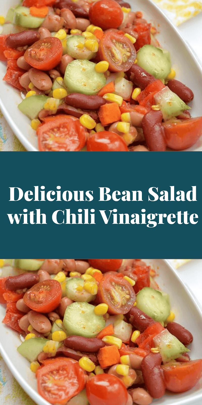 Delicious Bean Salad with Chili Vinaigrette