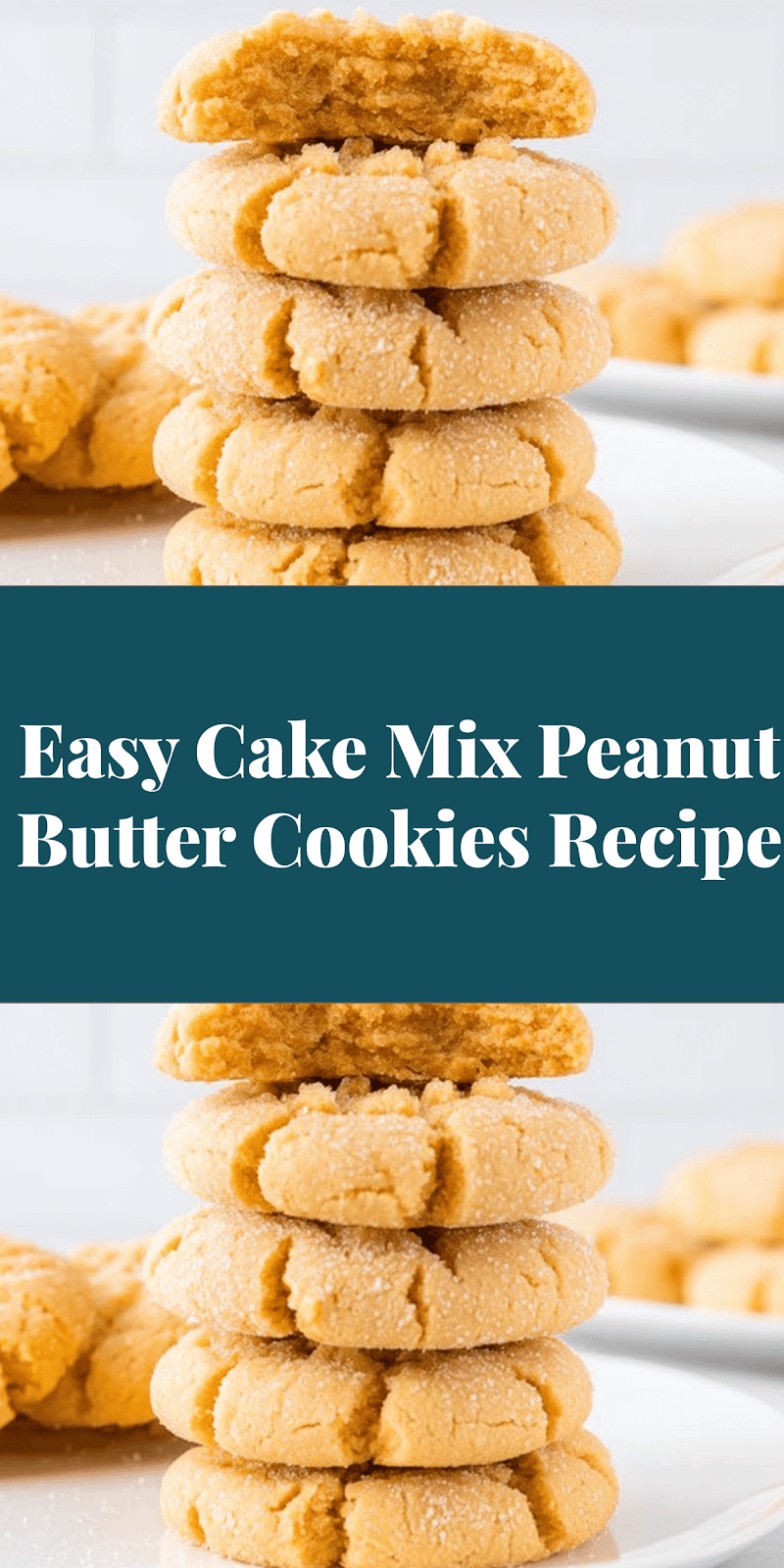 Easy Cake Mix Peanut Butter Cookies Recipe
