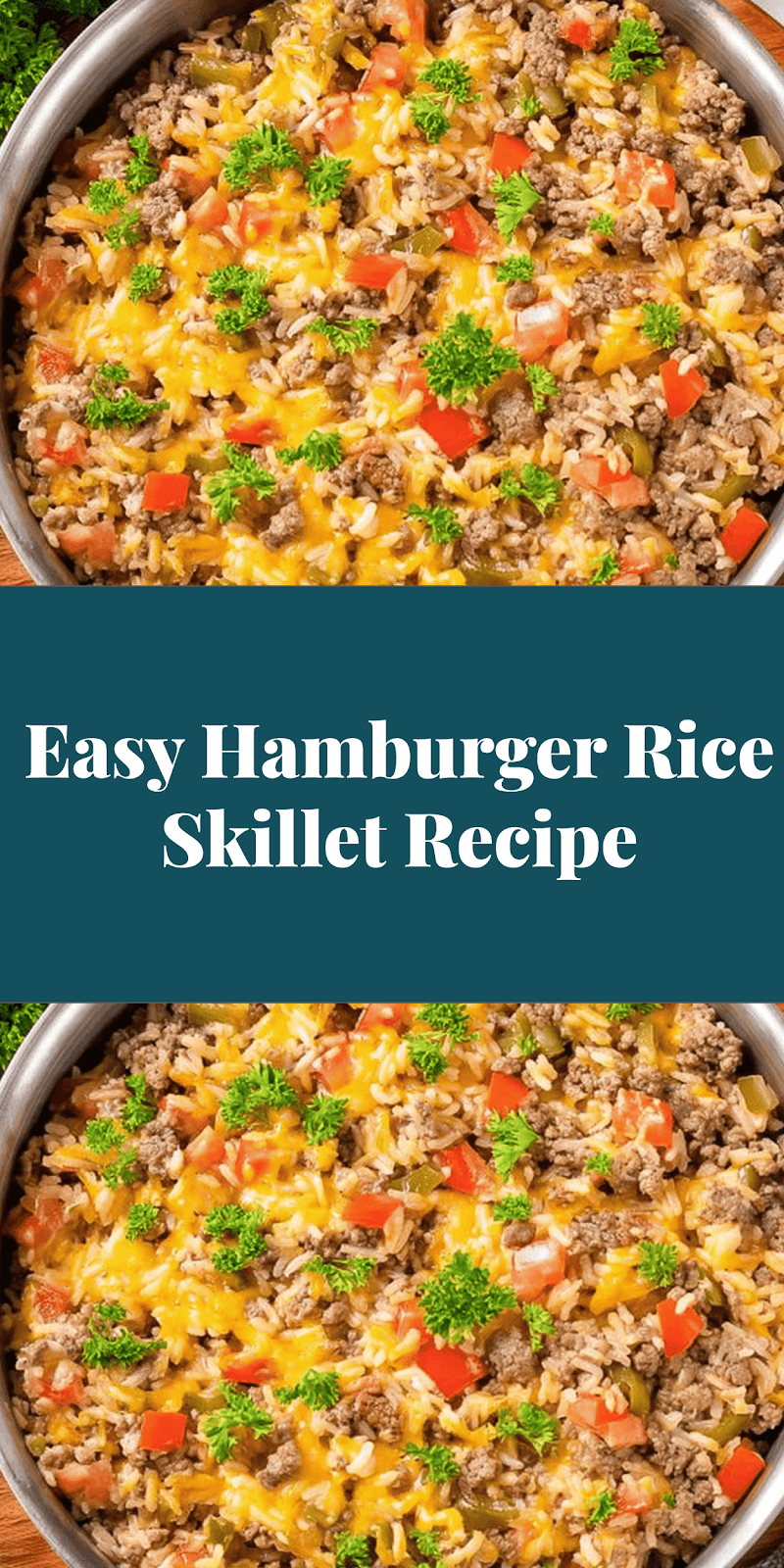 Easy Hamburger Rice Skillet Recipe