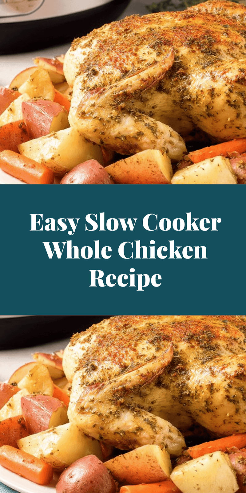 Easy Slow Cooker Whole Chicken Recipe