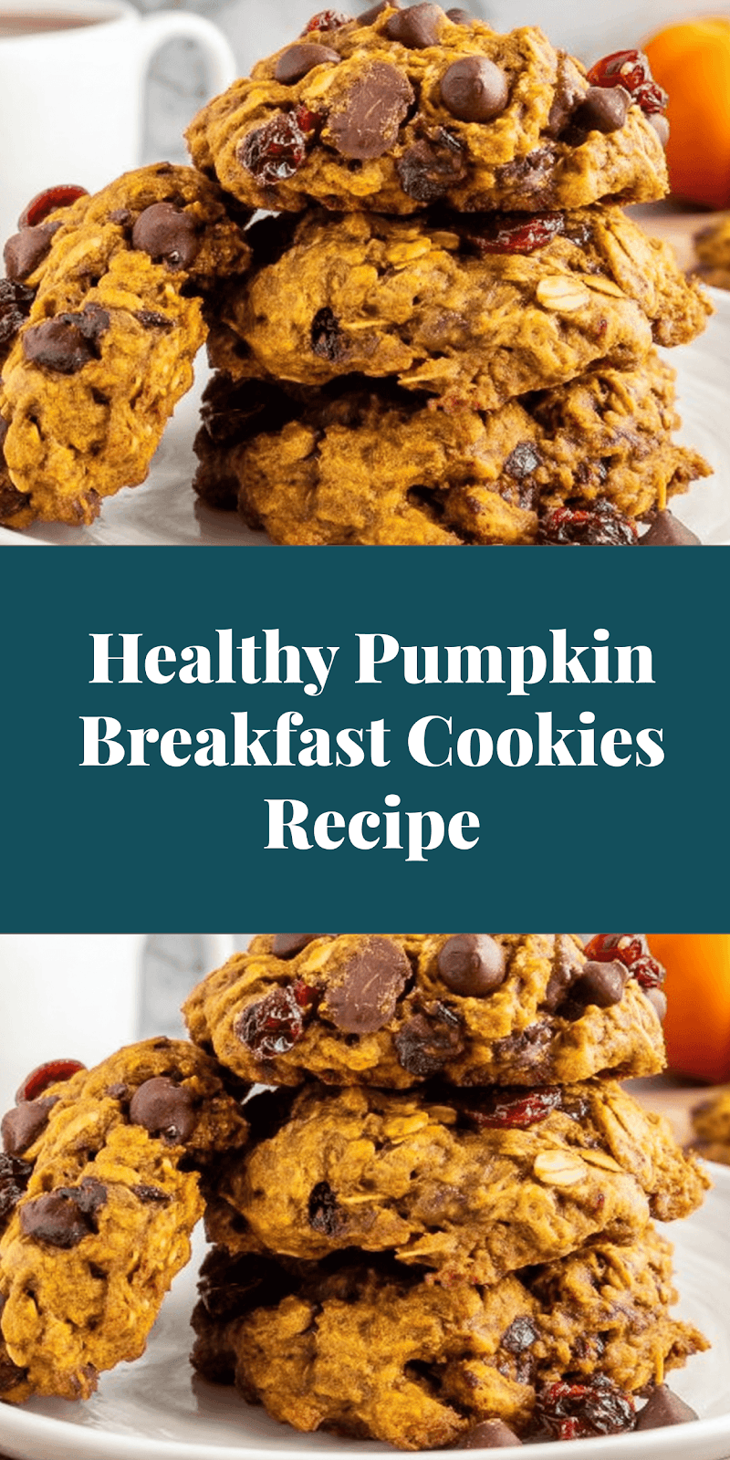 Healthy Pumpkin Breakfast Cookies Recipe
